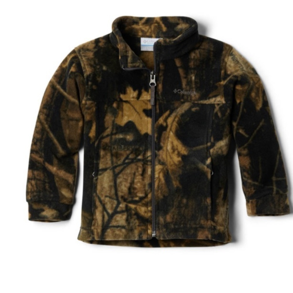Toddler Boys' Columbia Fleece sweater Jacket - Timberwolf 12/18m